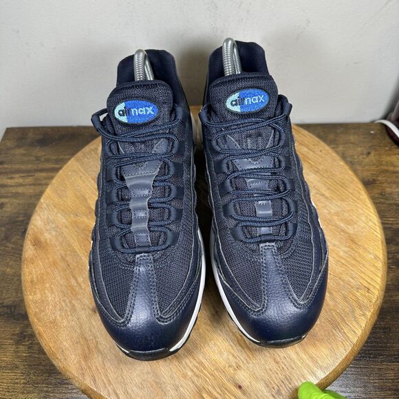 Nike Air Max 95 Shoes Mens Size 8.5 Navy Blue White FZ4626-400 Sneakers Running main image 7